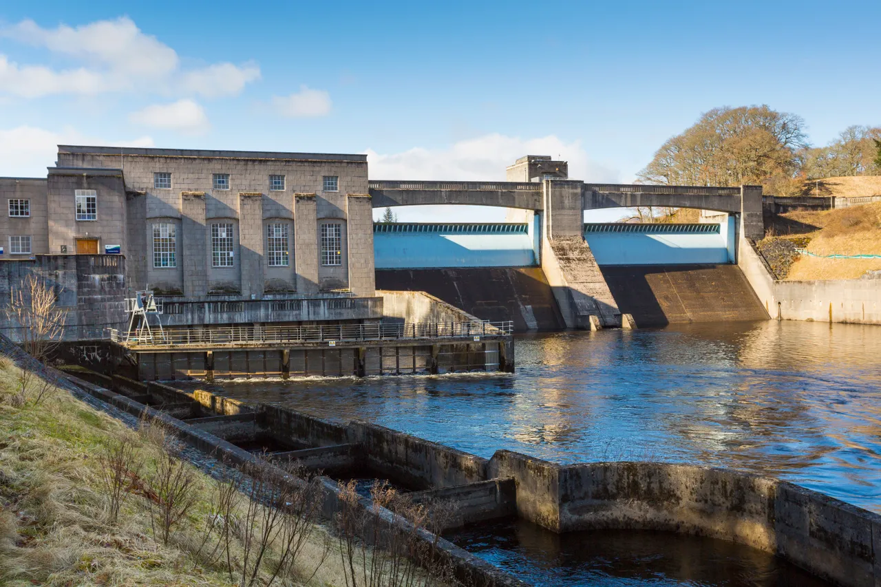 Pitlochry Dam and Fish Ladder