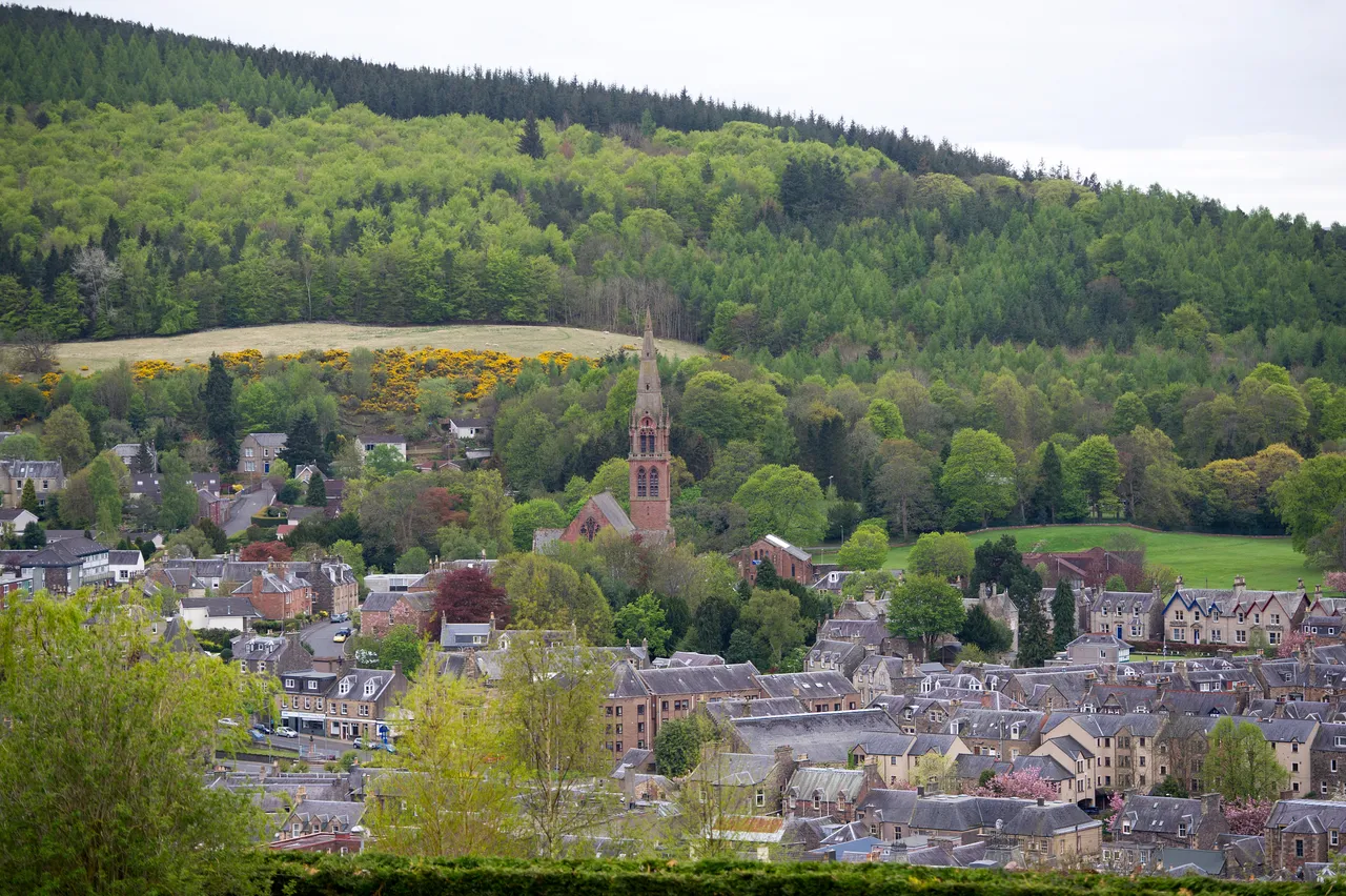 Galashiels (View from Galashiels Golf Club)