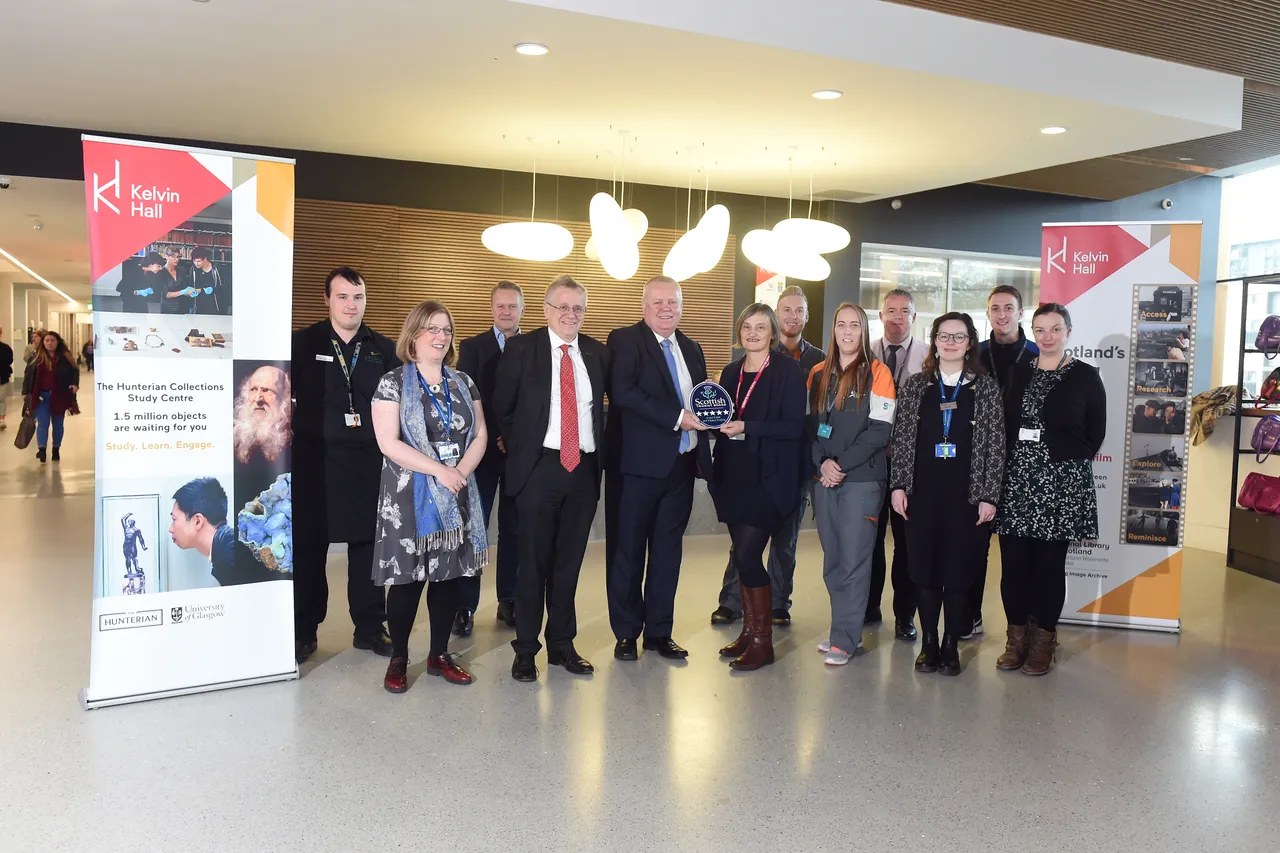 Kelvin Hall is awarded s 5-star tourism award