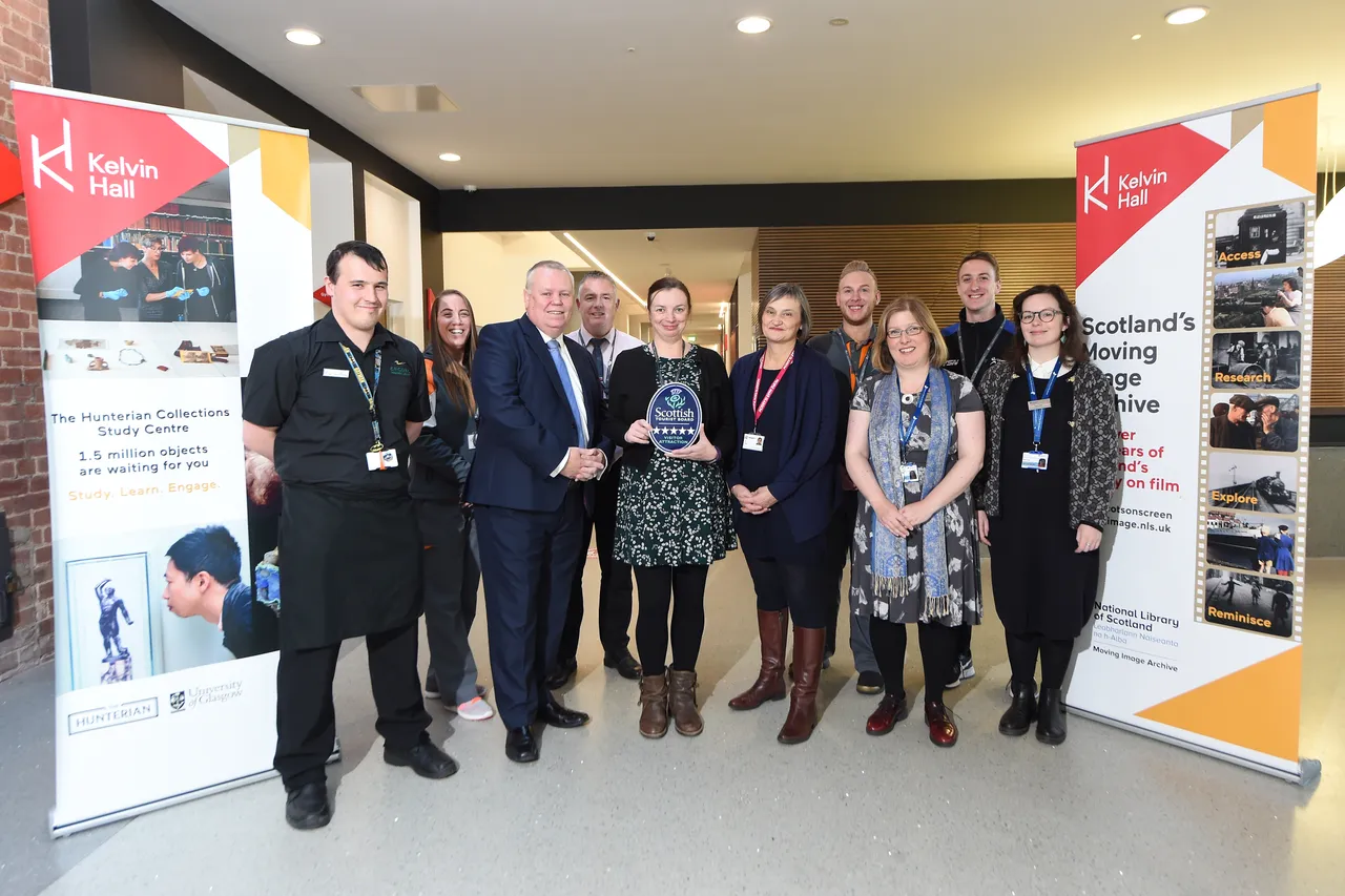 Kelvin Hall is awarded s 5-star tourism award