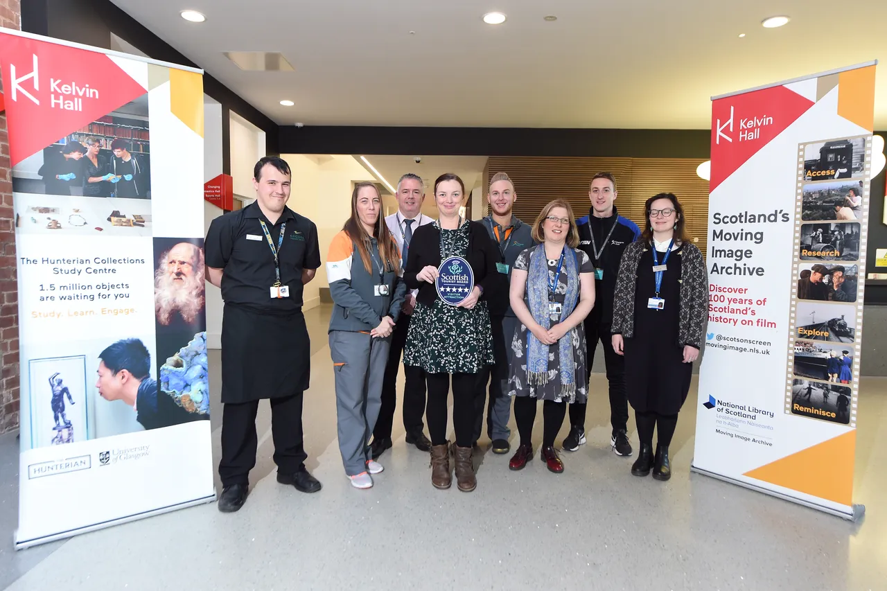 Kelvin Hall is awarded s 5-star tourism award
