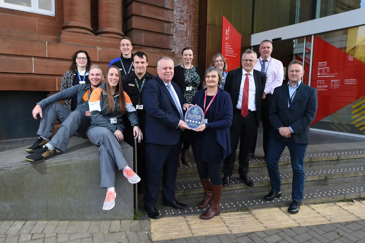 Kelvin Hall is awarded s 5-star tourism award