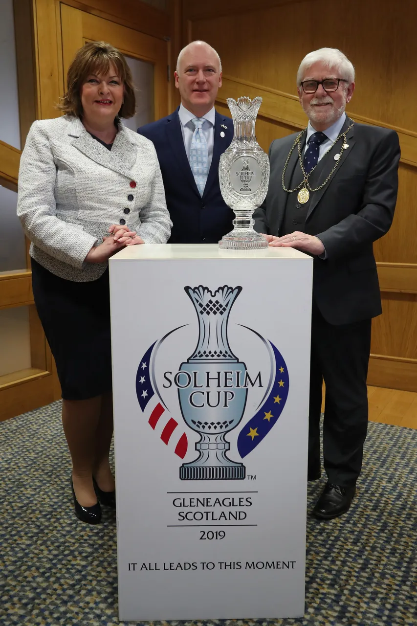 Solheim Cup announcement at the Scottish Parliament