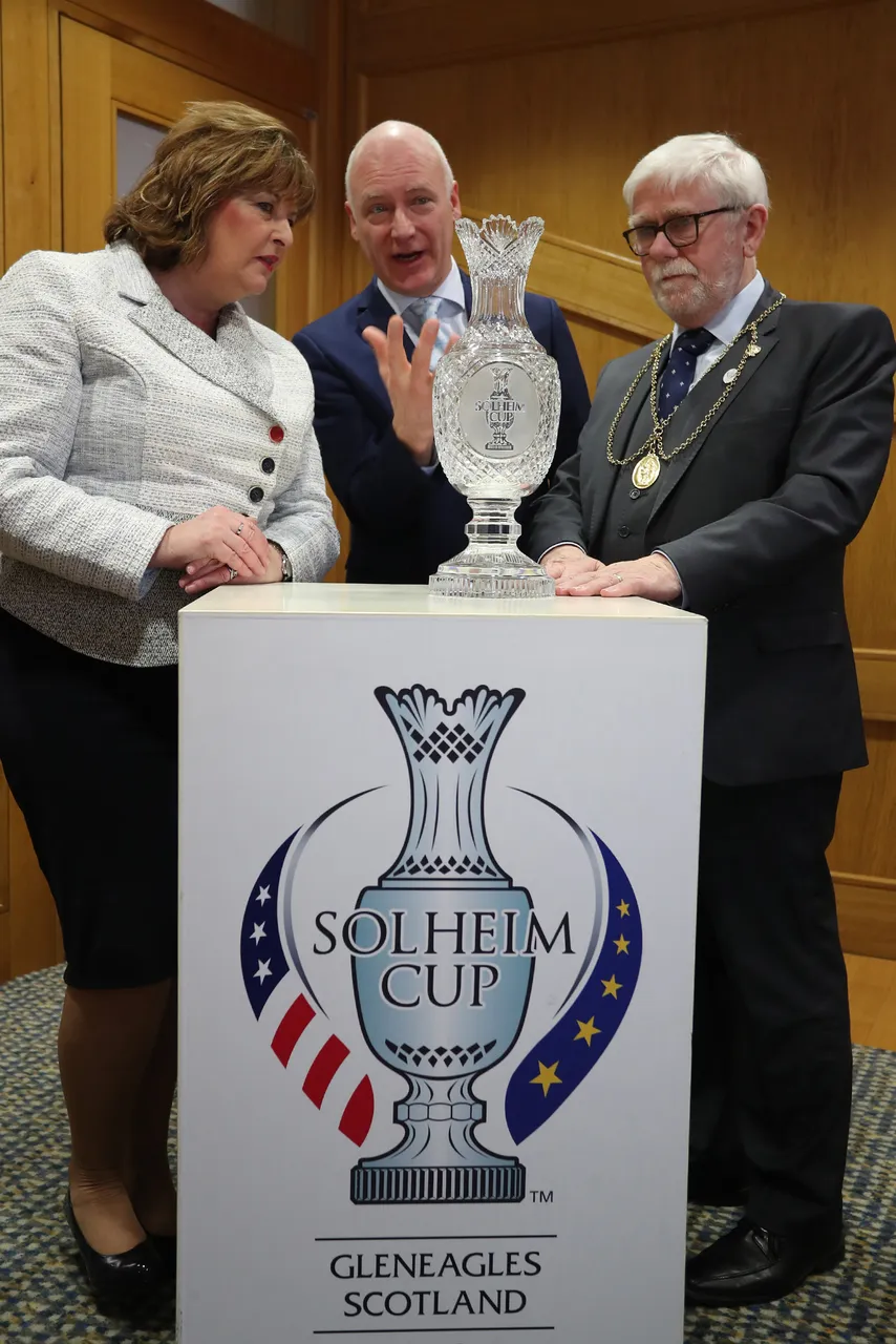 Solheim Cup announcement at the Scottish Parliament