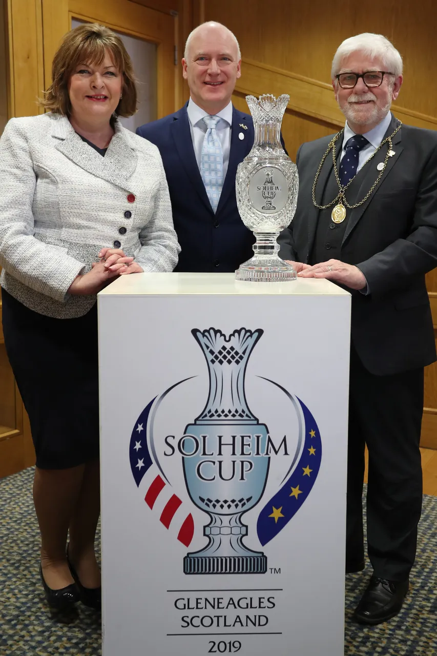 Solheim Cup announcement at the Scottish Parliament
