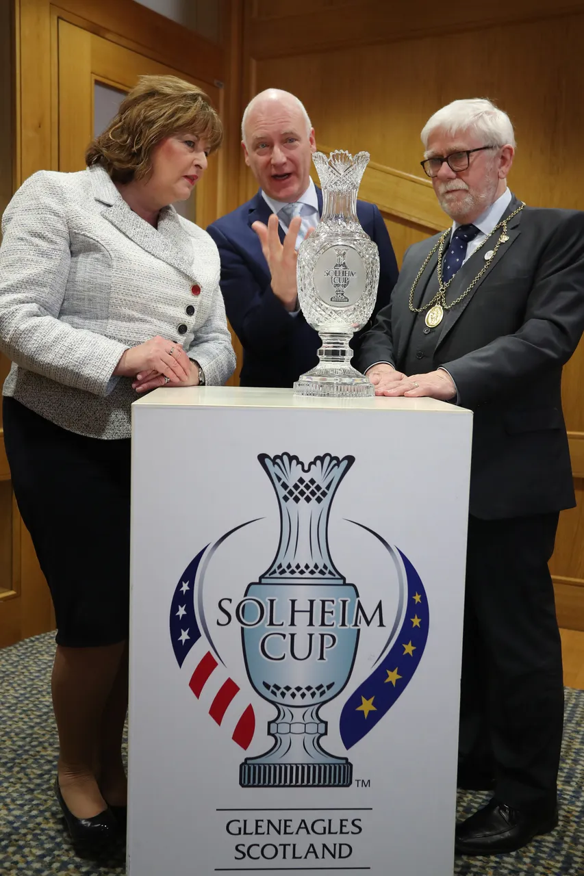 Solheim Cup announcement at the Scottish Parliament