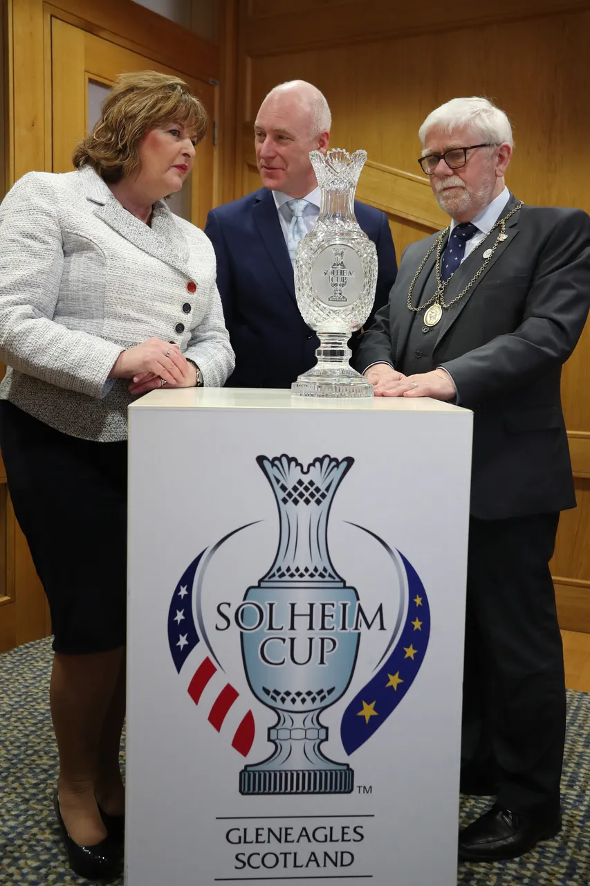 Solheim Cup announcement at the Scottish Parliament