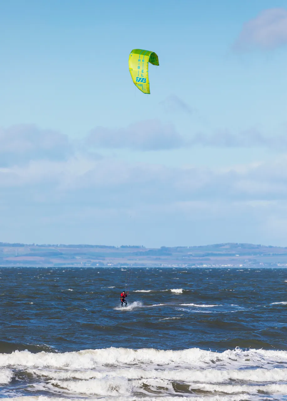 Gullane Beach (Kitesurfing)