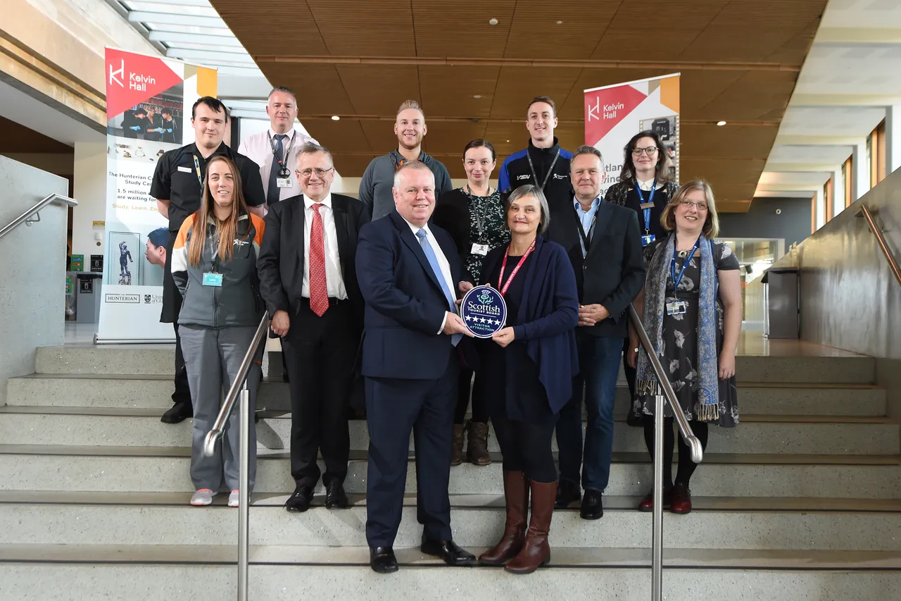 Kelvin Hall is awarded s 5-star tourism award