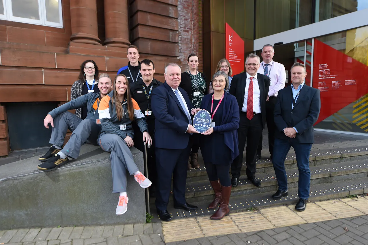 Kelvin Hall is awarded s 5-star tourism award