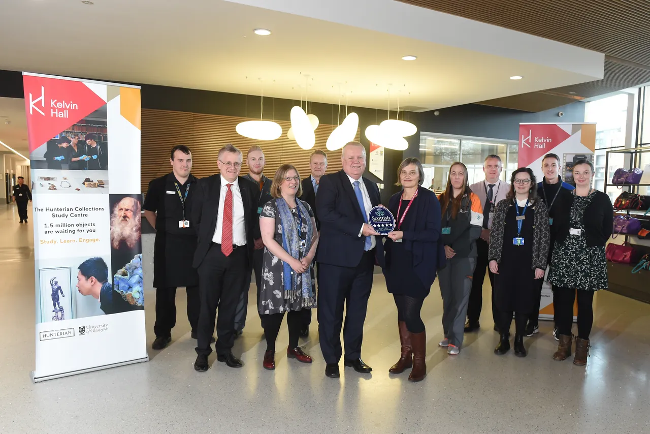 Kelvin Hall is awarded s 5-star tourism award