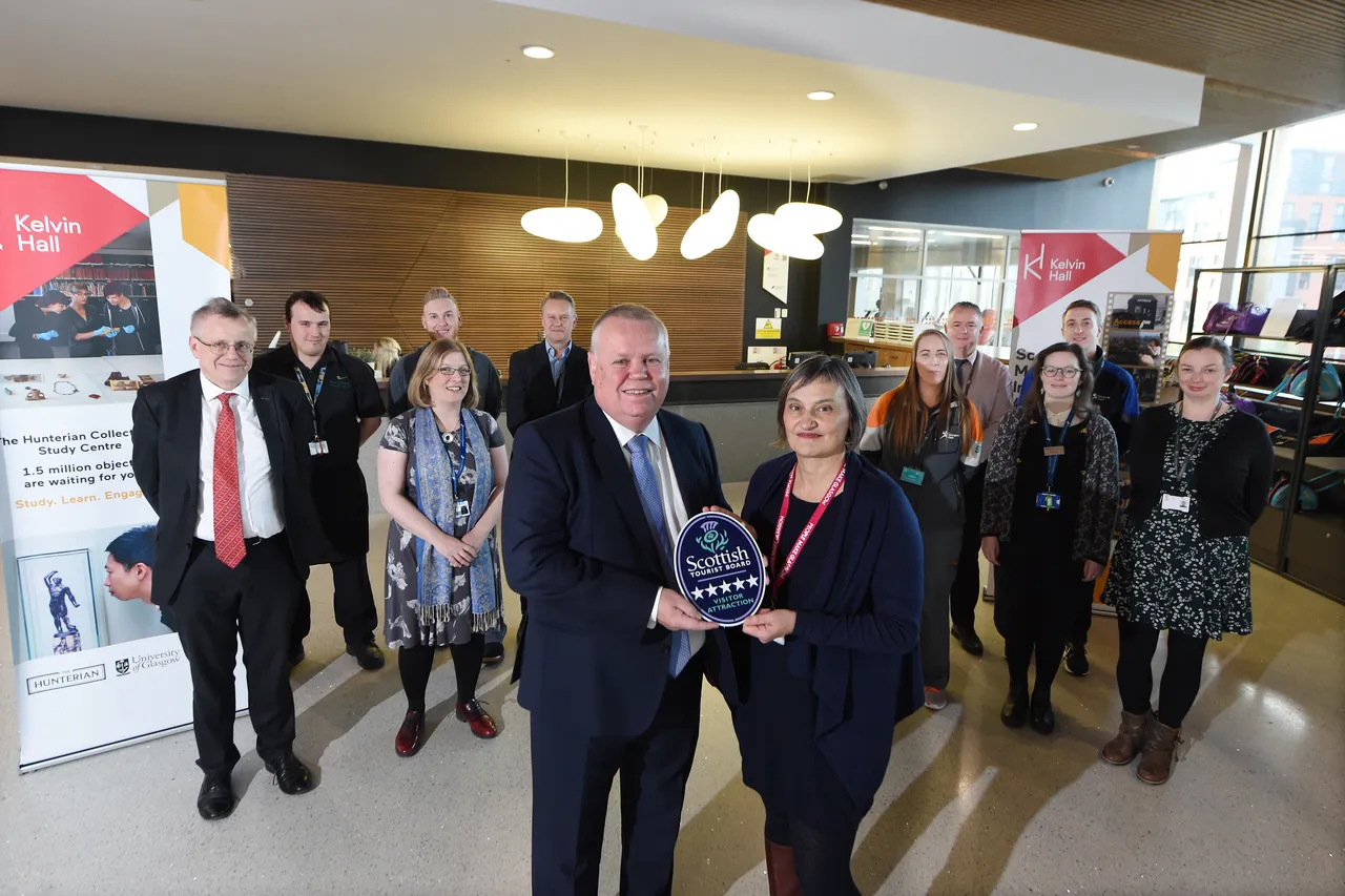 Kelvin Hall is awarded s 5-star tourism award