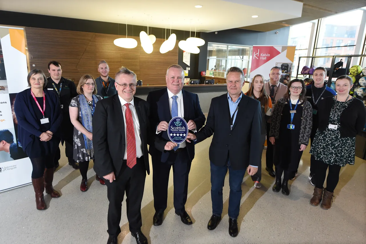 Kelvin Hall is awarded s 5-star tourism award