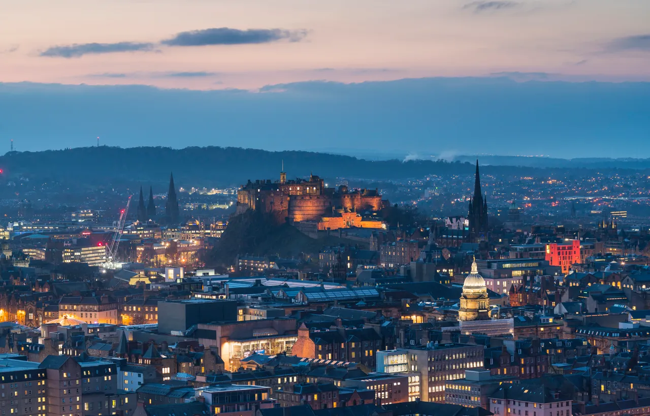 Edinburgh Castle (View from Salisbury Crags)
