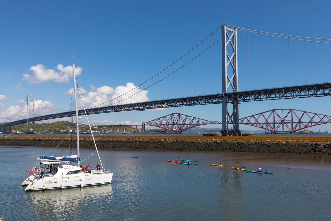 Boats and Kayaks at Port Edgar