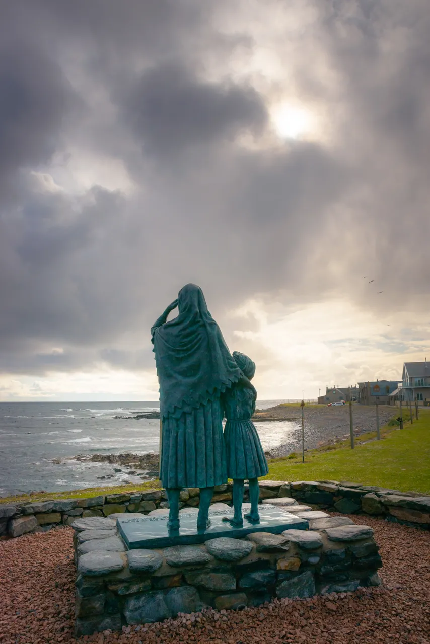 Fishing Wife Statue