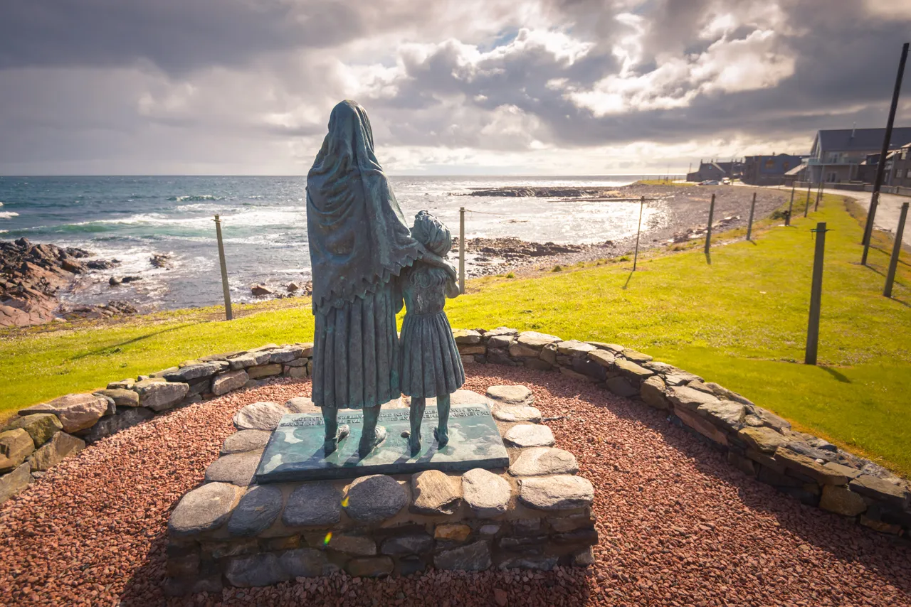 Fishing Wife Statue