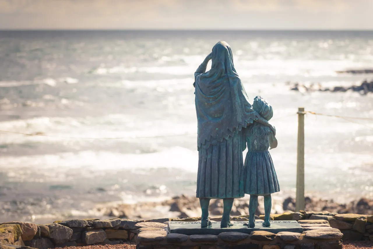 Fishing Wife Statue