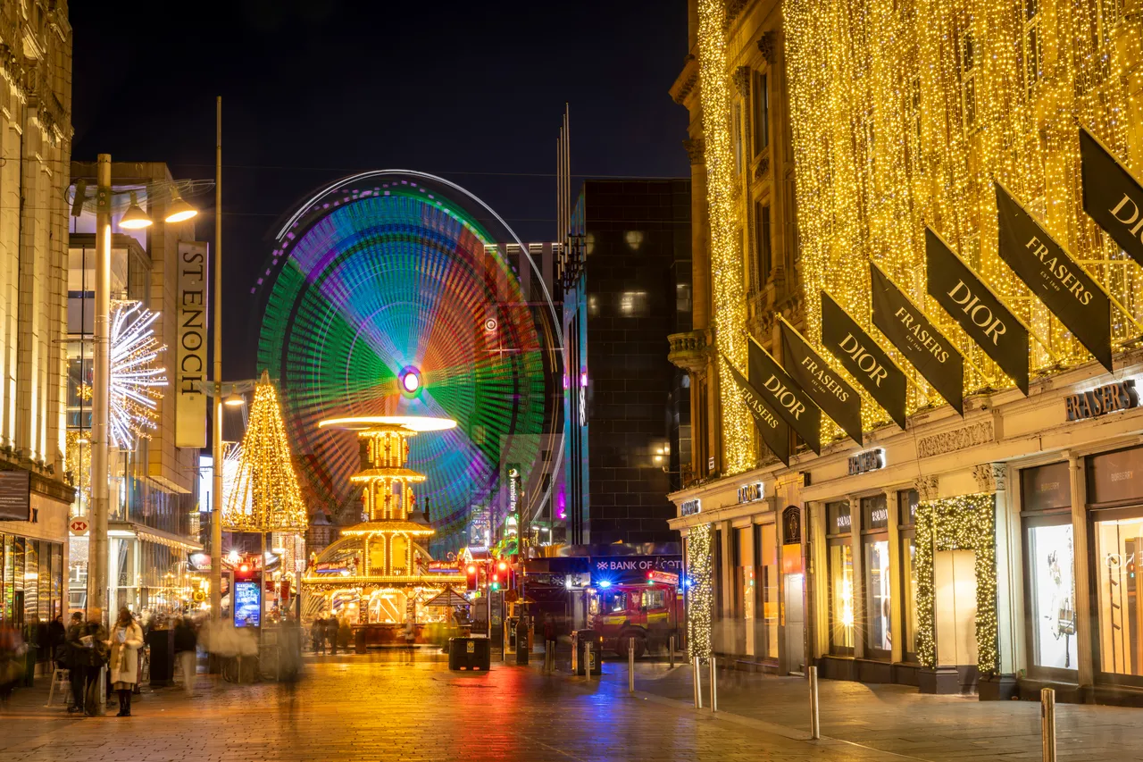 St Enoch Square Christmas Fair