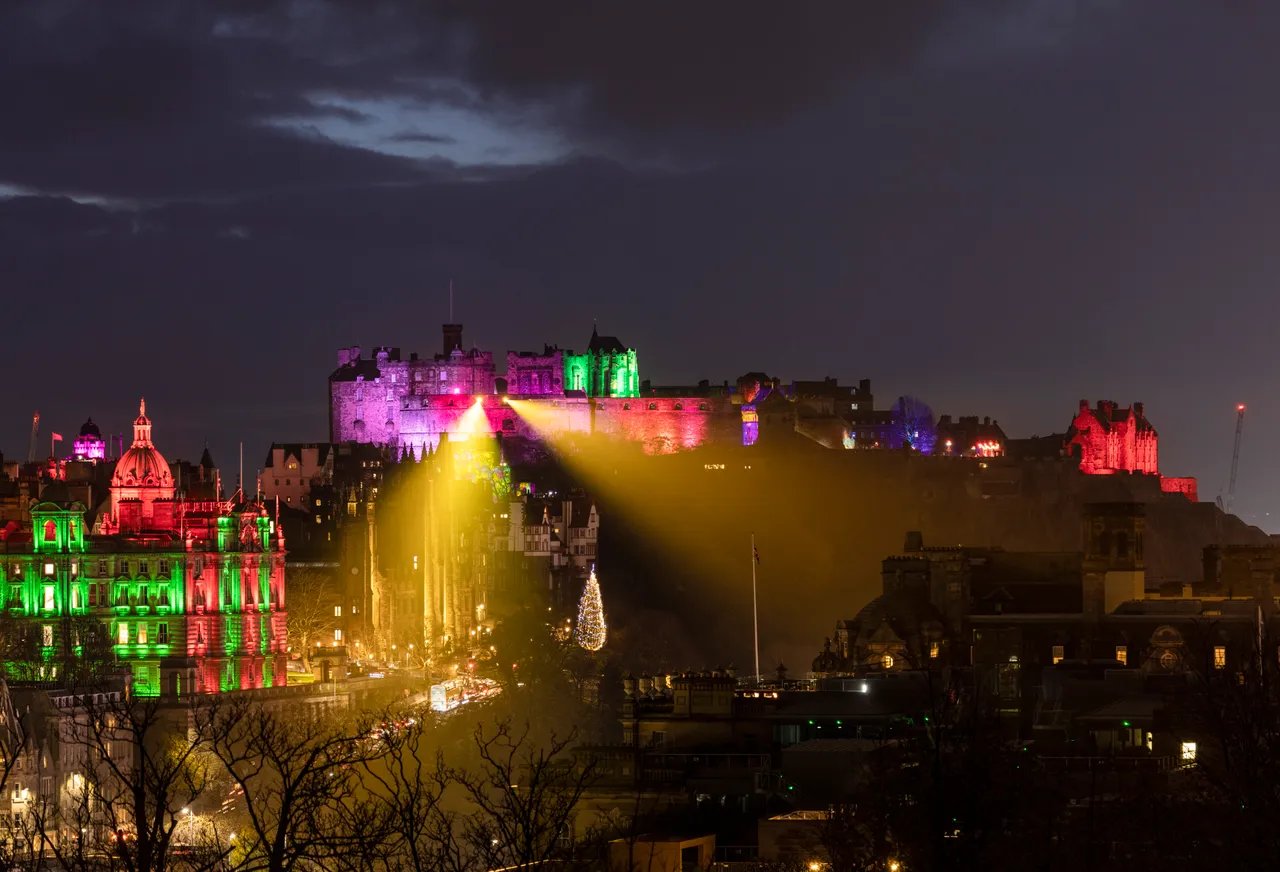 Edinburgh Castle from Calton Hill