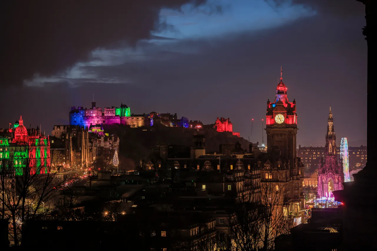 Edinburgh Castle from Calton Hill