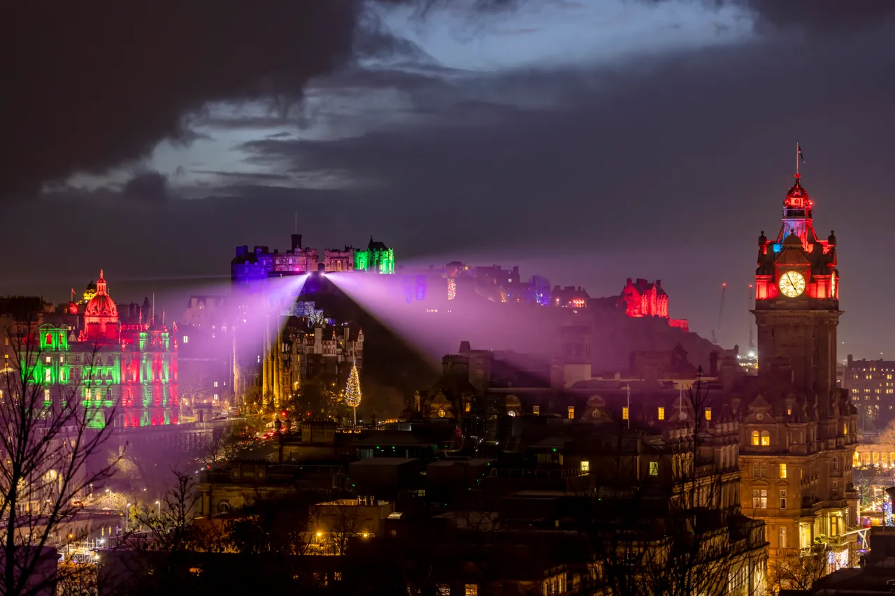 Edinburgh Castle from Calton Hill