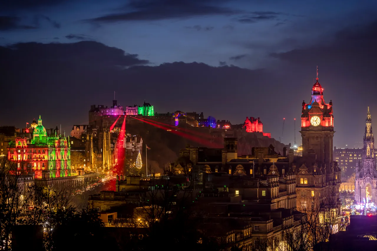 Edinburgh Castle from Calton Hill