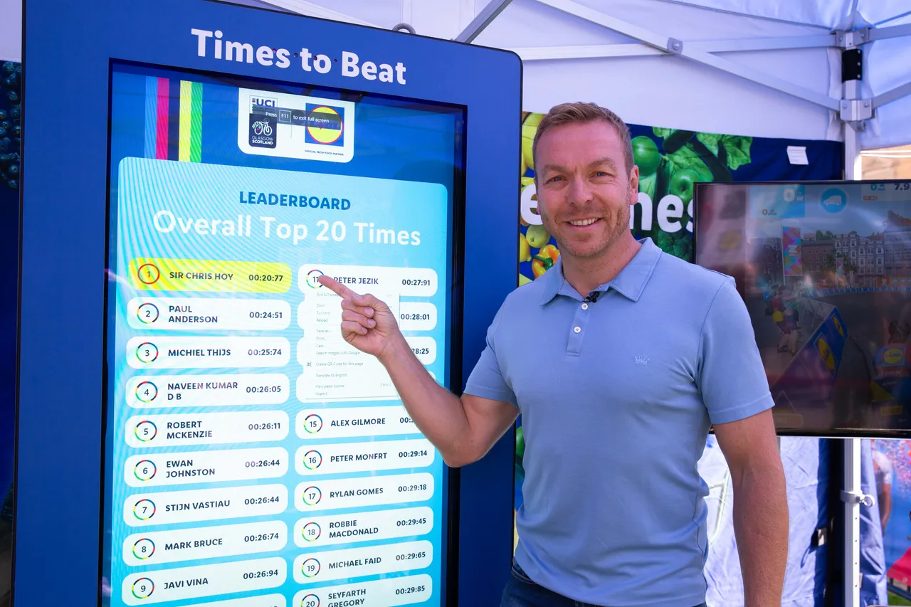 2023 UCI Cycling World Championships - Lidl - Sir Chris Hoy