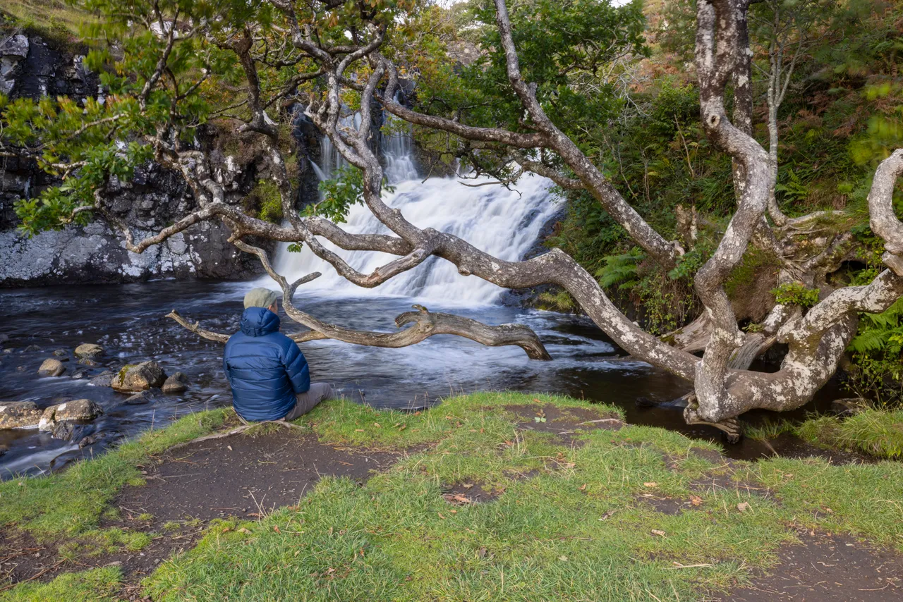 Eas Fors Waterfall on the Isle of Mull