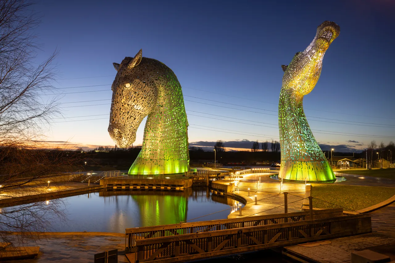 The Kelpies at Helix Park
