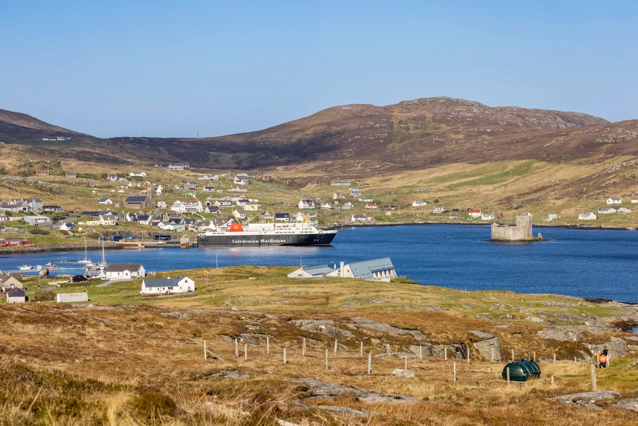 Kisimul Castle and CalMac Ferry