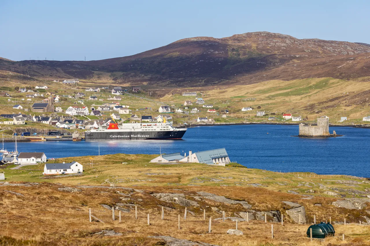 Kisimul Castle and CalMac Ferry