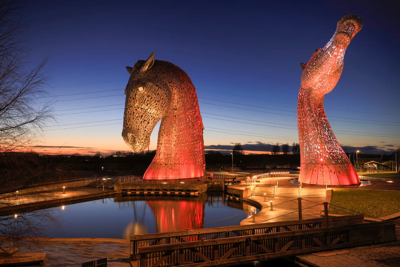The Kelpies at Helix Park