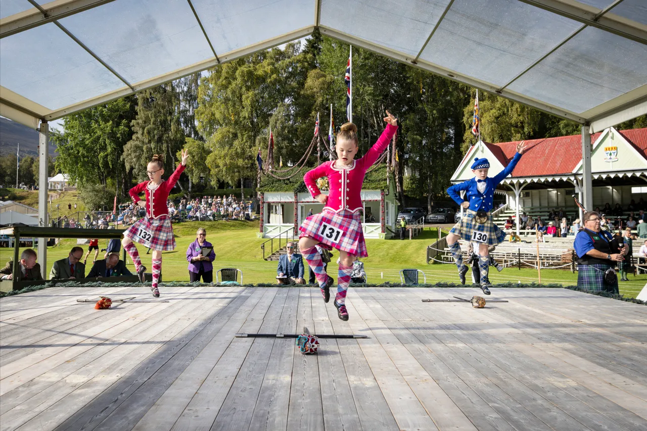 Highland Dancers at The Braemar Gathering