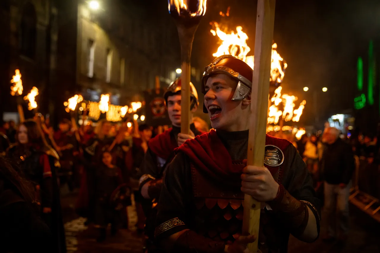 Edinburgh Hogmanay Torchlight Procession