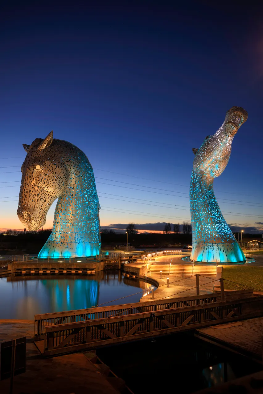 The Kelpies at Helix Park