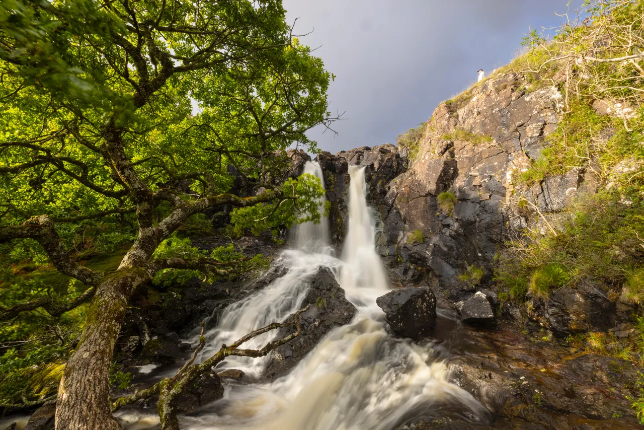 Eas Fors Waterfall on the Isle of Mull