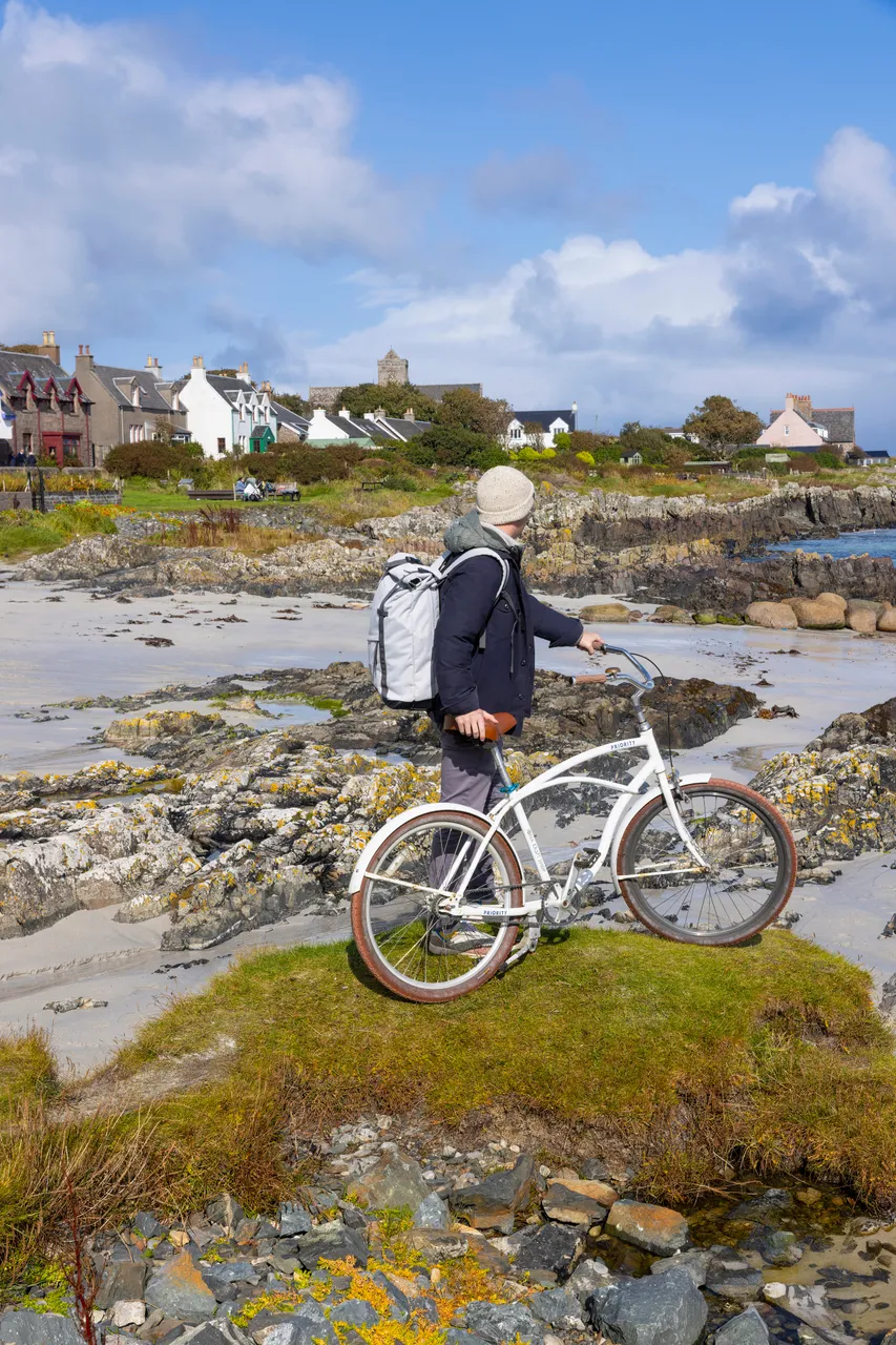 Cycling on the Isle of Iona