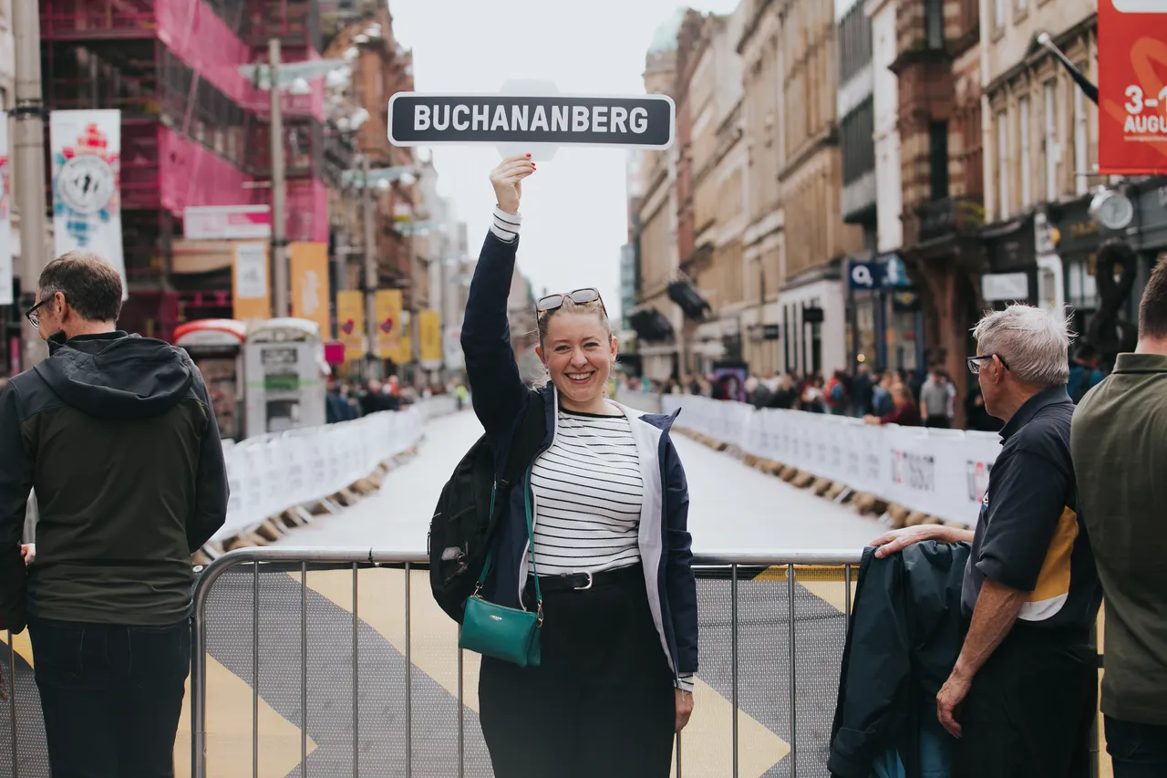 2023 UCI Cycling World Championships - Road Race Glasgow Street Signs