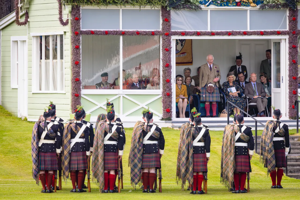 King Charles and Queen Camilla at The Braemar Gathering