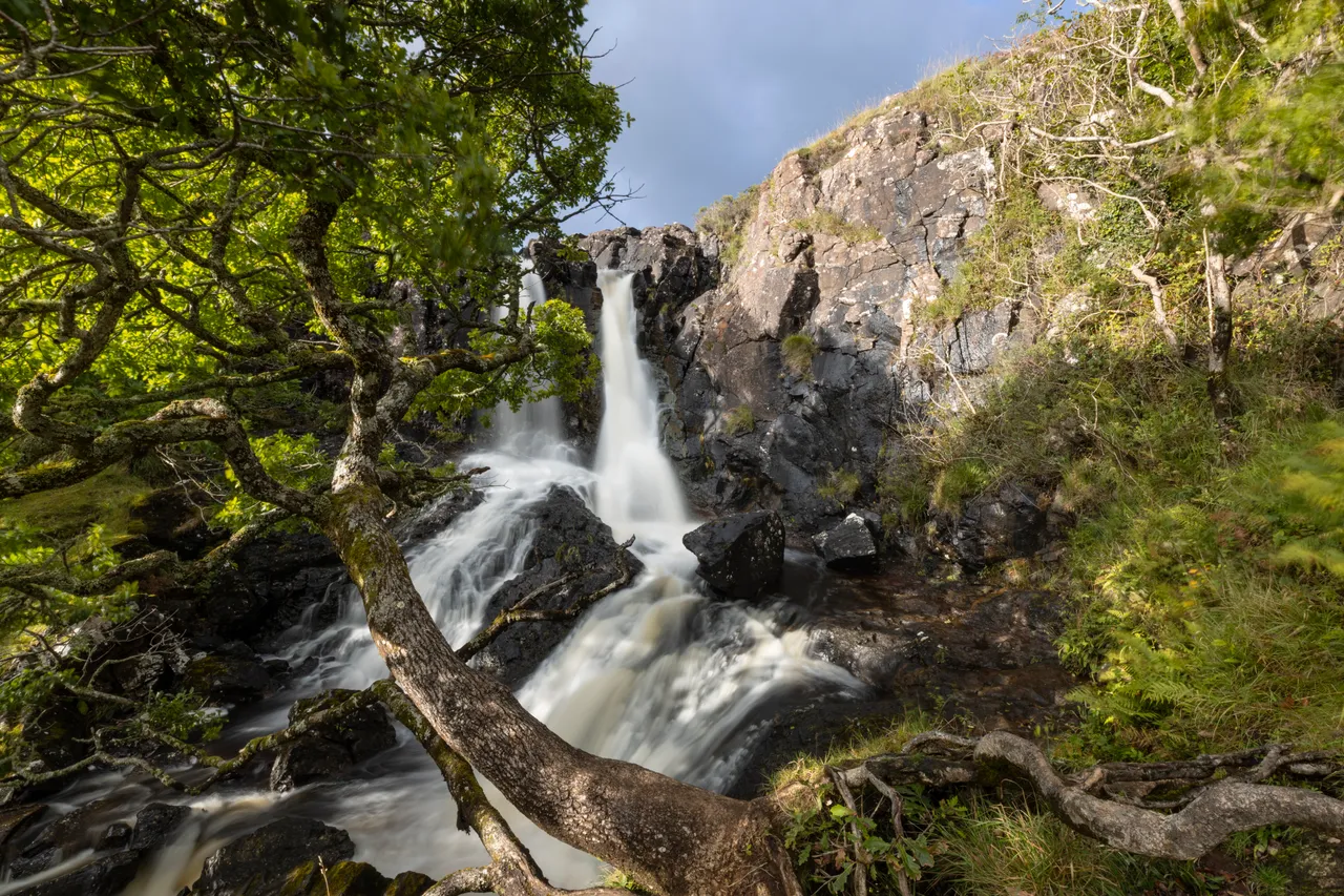 Eas Fors Waterfall on the Isle of Mull
