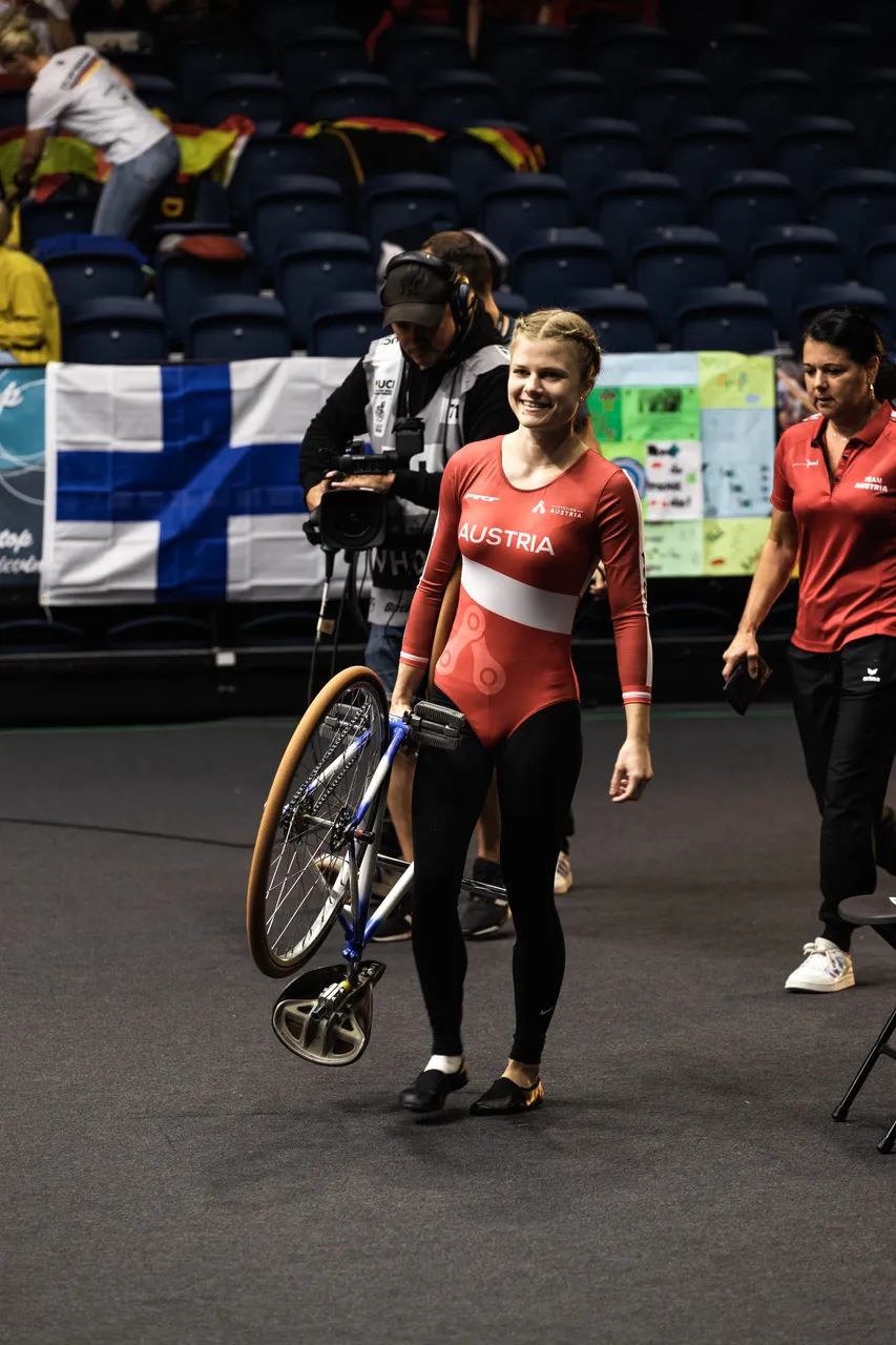 2023 UCI Cycling World Championships - Day 11 - Indoor Cycling - Emirates Arena