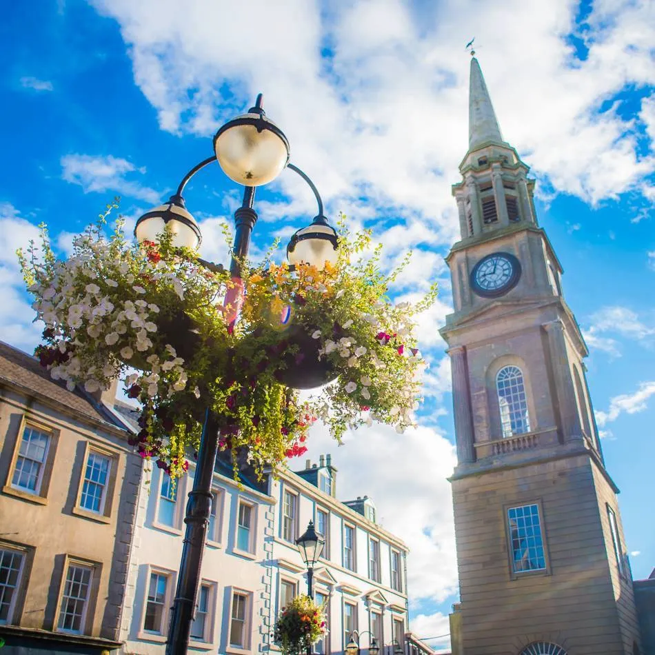 Falkirk Steeple in Falkirk town centre