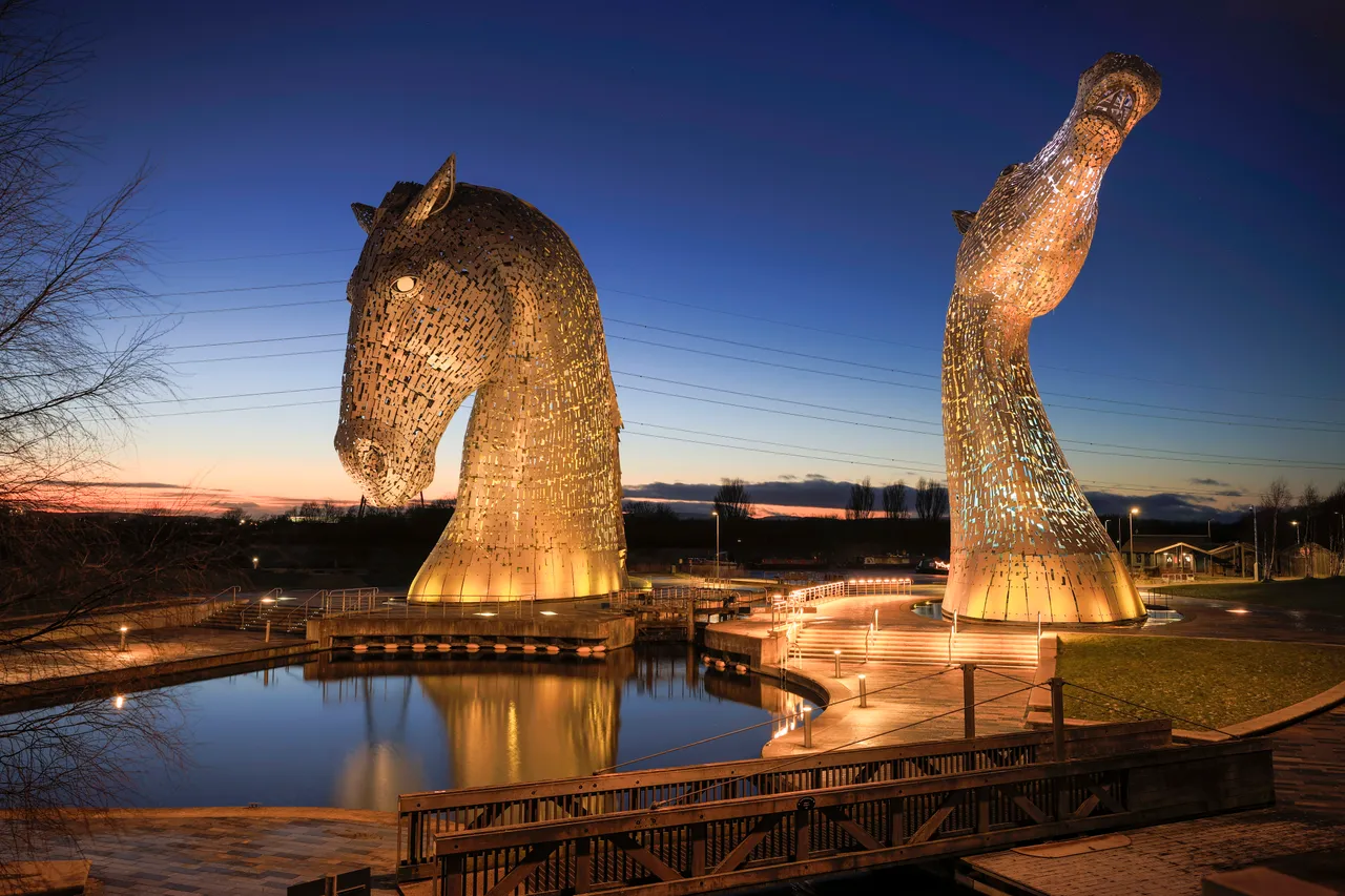 The Kelpies at Helix Park