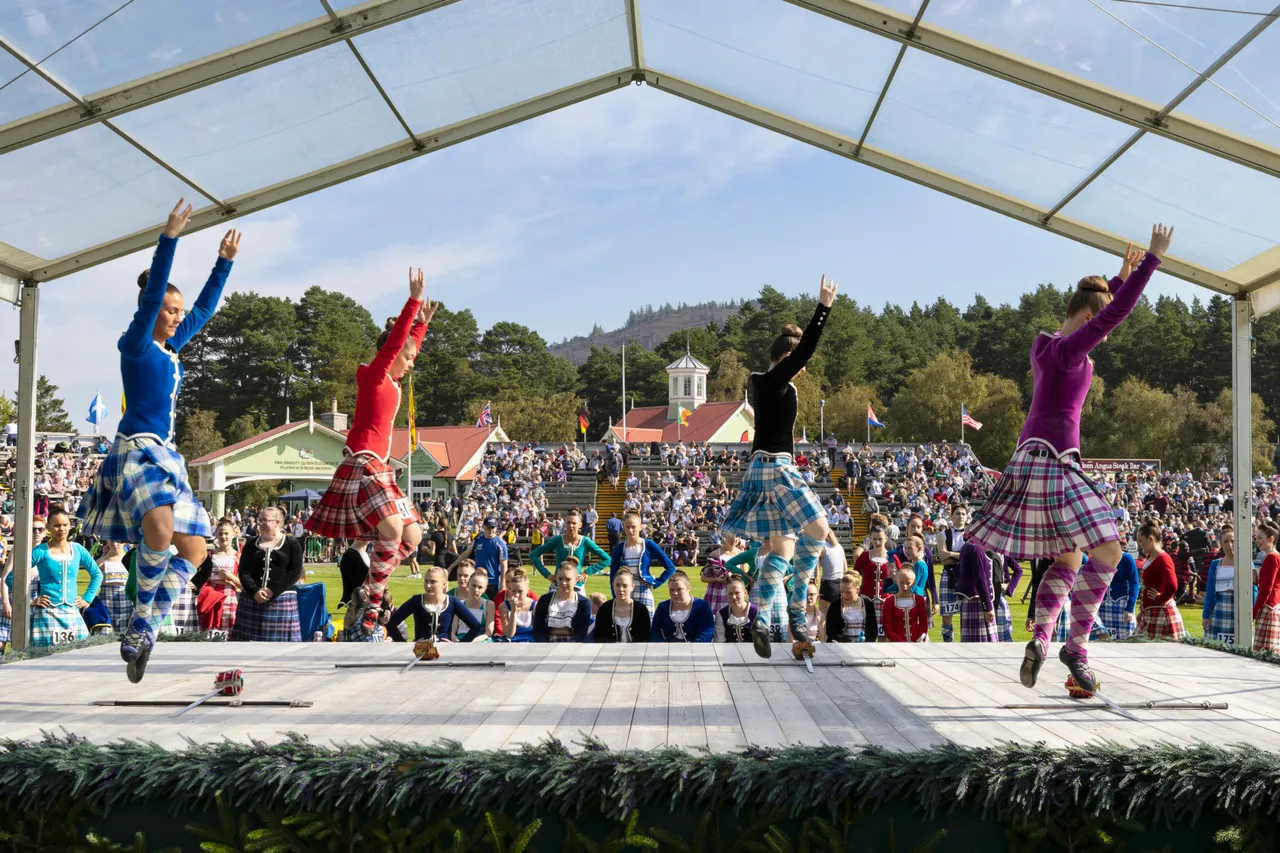 Highland Dancers at The Braemar Gathering