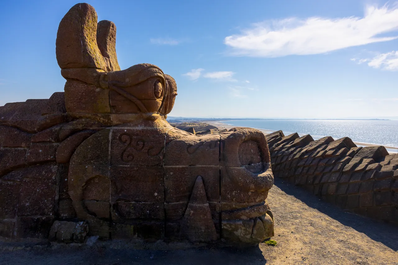 Stone Dragon at Irvine Beach Park
