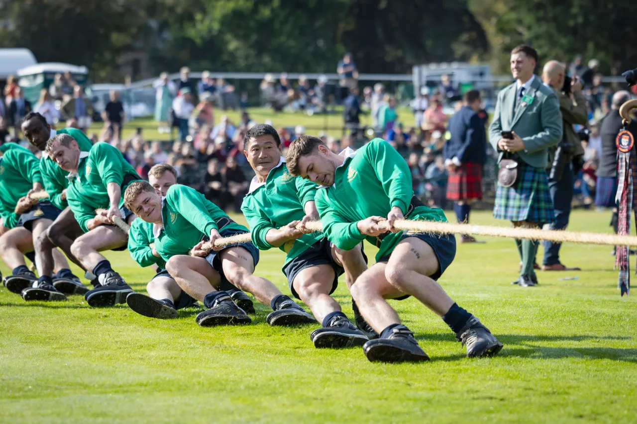 Tug of War at the Braemar Gathering