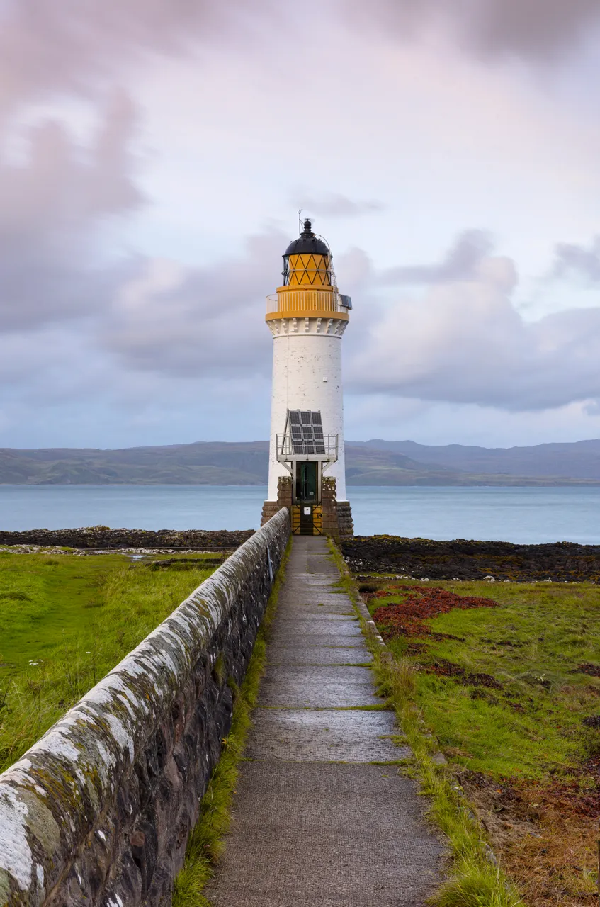 Rubha nan Gall Lighthouse on the Isle of Mull