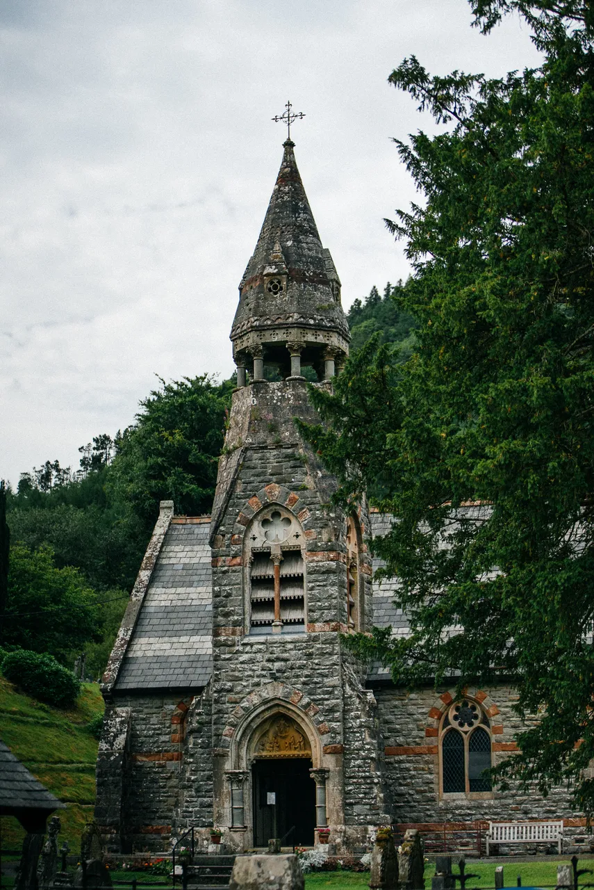 Abbeycwmhir, on Glyndwr's Way.