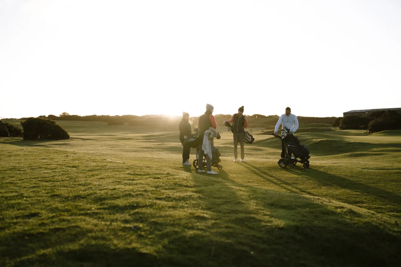 Golf at Southerndown Golf Course.